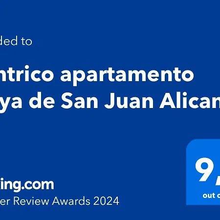 Céntrico Playa De San Juan Apartamento *